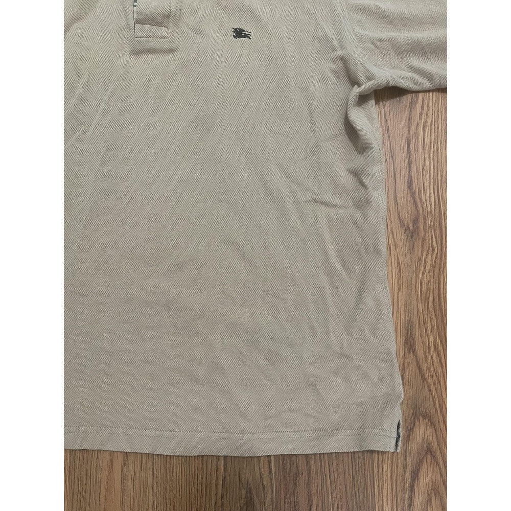 Burberry Polo Mens Small Nova Check Placket Beige England - Picture 6 of 12